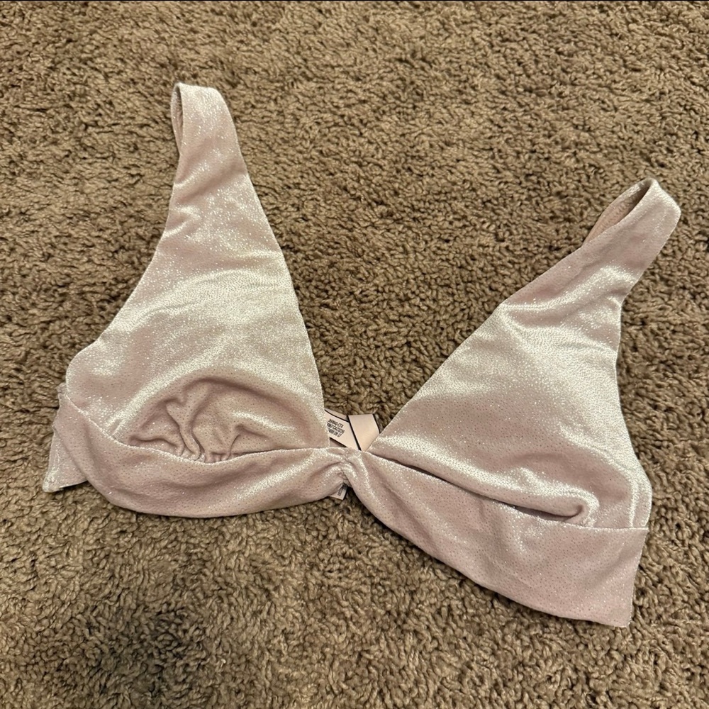 Pink velvet light pink  Bra
